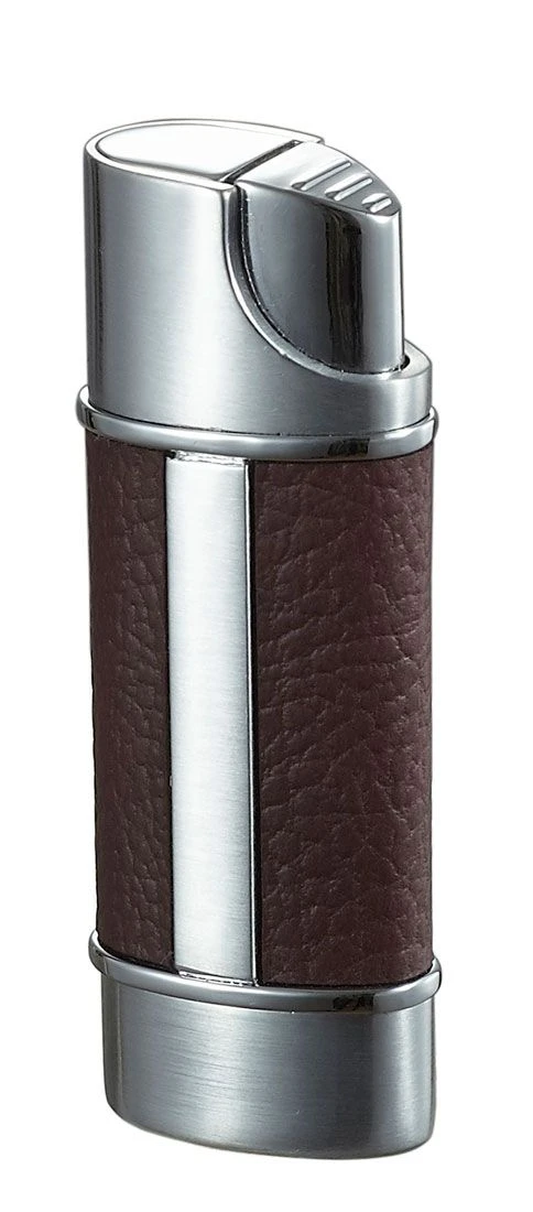 Visol Piccolo Single Torch Flame Cigar Lighter - Brown 3 Visol Piccolo Single Torch Flame Cigar Lighter - Brown