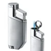 Visol Portofino Satin Silver Jet Flame Cigar Lighter -Elighters Shop visol portofino satin silver jet flame cigar lighter 56