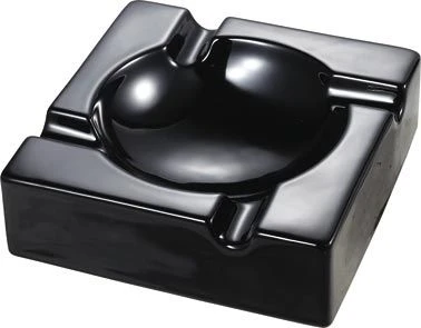 Visol Donovan Black Ceramic Cigar Ashtray For Patio Use 5 Visol Donovan Black Ceramic Cigar Ashtray For Patio Use - Image 3