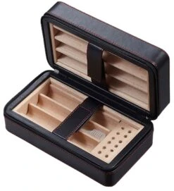 Visol Eden Cigar Travel Humidor - Holds 6 Cigars