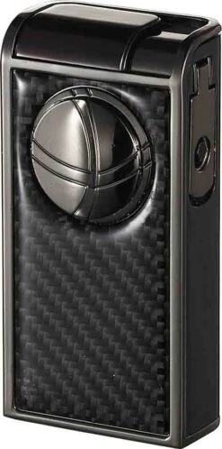 Visol Infinity Double Torch Carbon Fiber Gunmetal Cigar Lighter 7 Visol Infinity Double Torch Carbon Fiber Gunmetal Cigar Lighter -Elighters Shop visol quot infinity quot double torch carbon fiber gunmetal cigar lighter 55