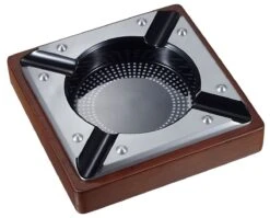 Visol Iris Metal And Wood Cigar Ashtray 5 Visol Iris Metal And Wood Cigar Ashtray -Elighters Shop visol quot iris quot metal and wood cigar ashtray 69