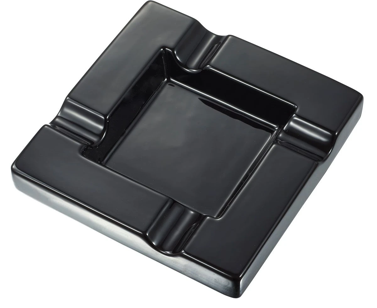 Visol Renner Black Ceramic Cigar Ashtray 4 Visol Renner Black Ceramic Cigar Ashtray - Image 2