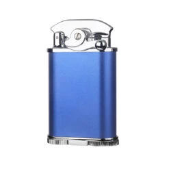 Visol Retro Triple Flame Cigar Lighter - Blue & Chrome -Elighters Shop visol retro triple flame cigar lighter blue chrome 71