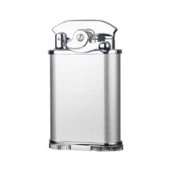 Visol Retro Triple Flame Cigar Lighter - Silver & Chrome -Elighters Shop visol retro triple flame cigar lighter silver chrome 77