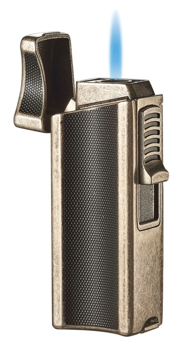 Visol Ridge Antique Single Flame Torch Lighter With Cigar Rest- VLR405802-Ridge-ANT 7 Visol Ridge Antique Single Flame Torch Lighter With Cigar Rest- VLR405802-Ridge-ANT - Image 5