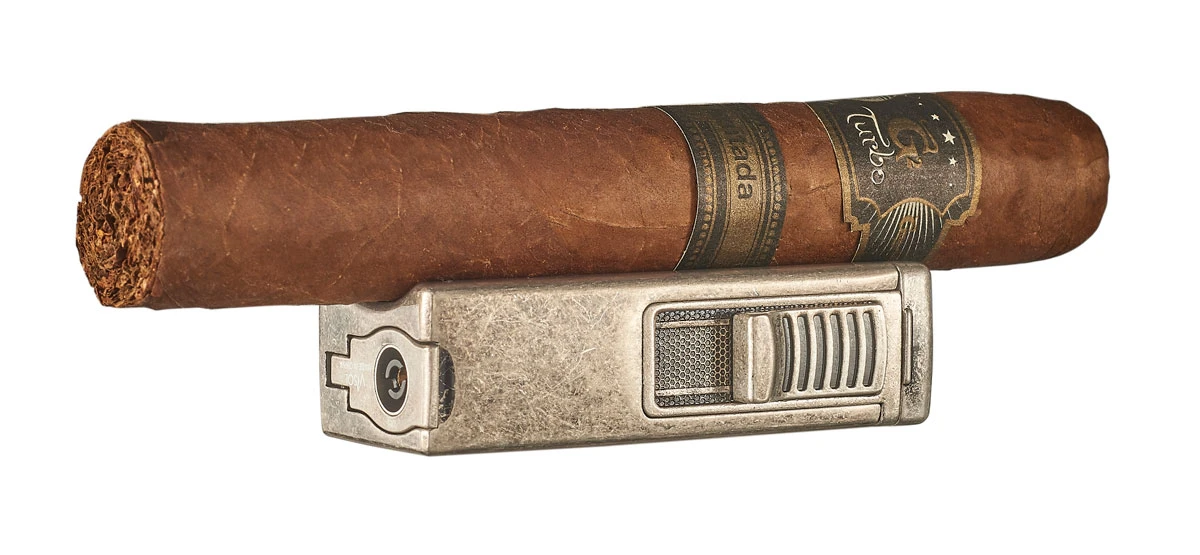 Visol Ridge Antique Single Flame Torch Lighter With Cigar Rest- VLR405802-Ridge-ANT 4 Visol Ridge Antique Single Flame Torch Lighter With Cigar Rest- VLR405802-Ridge-ANT - Image 2