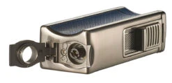 Visol Ridge Blue Single Flame Torch Lighter With Cigar Rest -Elighters Shop visol ridge blue single flame torch lighter with cigar rest 129