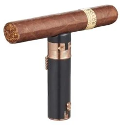 Visol Saddle Triple Torch Lighter -Black And Rose Gold 10 Visol Saddle Triple Torch Lighter -Black And Rose Gold -Elighters Shop visol saddle triple torch lighter black and rose gold 75