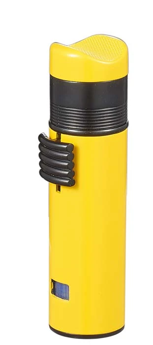 Visol Saddle Triple Torch Lighter -Yellow 4 Visol Saddle Triple Torch Lighter -Yellow - Image 2
