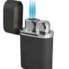 Visol Triflow Triple Flame Table Lighter - Black Crackle 1 Visol Triflow Triple Flame Table Lighter - Black Crackle -Elighters Shop visol triflow triple flame table lighter black crackle 45