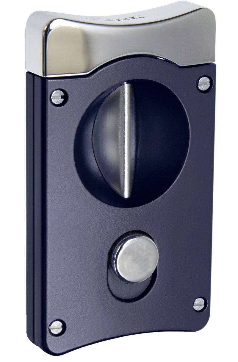 Caseti Wedge V Cigar Cutter - Blue 3 Caseti Wedge V Cigar Cutter - Blue