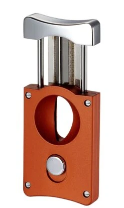 Caseti Wedge V Cigar Cutter - Burnt Orange -Elighters Shop visol wedge v cigar cutter burnt orange 46