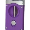 Caseti Wedge V Cigar Cutter - Purple 1 Caseti Wedge V Cigar Cutter - Purple -Elighters Shop visol wedge v cigar cutter purple 57