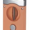Caseti Wedge V Cigar Cutter - Salmon 1 Caseti Wedge V Cigar Cutter - Salmon -Elighters Shop visol wedge v cigar cutter salmon 44