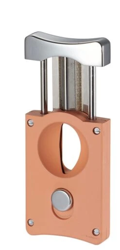 Caseti Wedge V Cigar Cutter - Salmon -Elighters Shop visol wedge v cigar cutter salmon 46