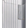 Visol Zebra Soft Flame Flint Lighter - Silver