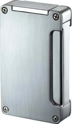 Visol Zidane Brushed Silver Torch Flame Cigar Lighter 9 Visol Zidane Brushed Silver Torch Flame Cigar Lighter -Elighters Shop visol zidane brushed silver torch flame lighter with built in cigar punch 59