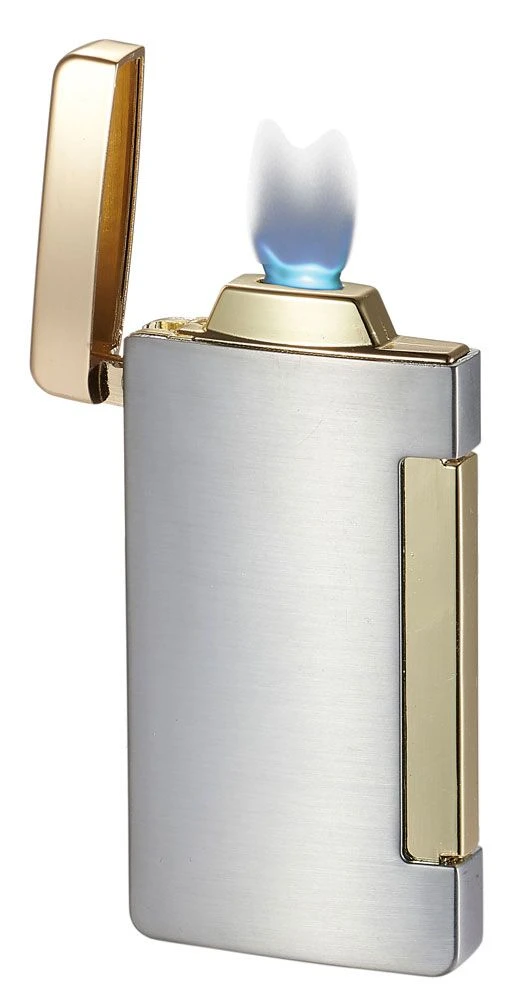 Visol Panther Single Flat Flame Silver Cigar Lighter 3 Visol Panther Single Flat Flame Silver Cigar Lighter