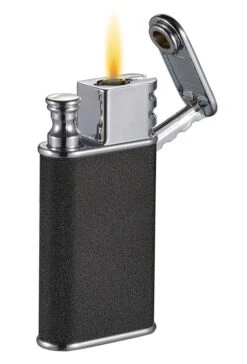 Visol Nutech Single Torch And Traditional Flame Lighter - Black Crackle 7 Visol Nutech Single Torch And Traditional Flame Lighter - Black Crackle -Elighters Shop vlr407201 nutec bk 49