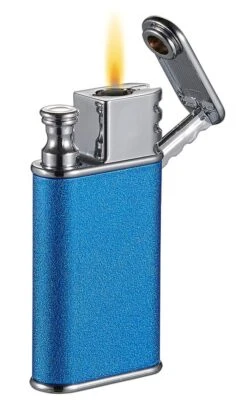 Visol Nutech Single Torch And Traditional Flame Lighter - Matte Blue -Elighters Shop vlr407202 nutec bu 39