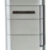 Xikar Allume Single Jet Silver Satin Cigar Lighter