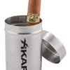 Xikar Portable Cigar Ash Can With Spiral Cigar Rest 2 Xikar Portable Cigar Ash Can With Spiral Cigar Rest -Elighters Shop xikar portable cigar ash can 117