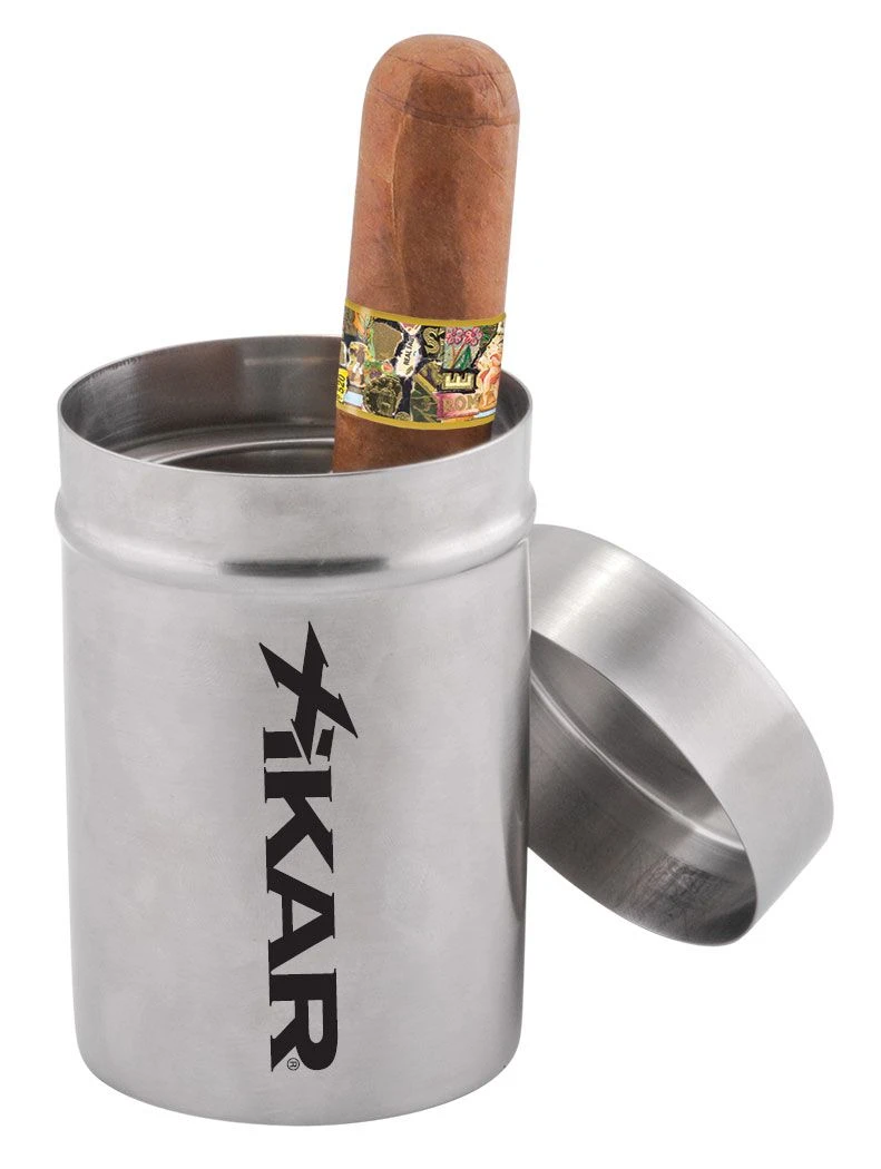 Xikar Portable Cigar Ash Can With Spiral Cigar Rest 3 Xikar Portable Cigar Ash Can With Spiral Cigar Rest