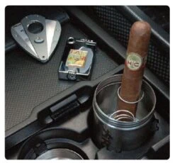 Xikar Portable Cigar Ash Can With Spiral Cigar Rest 7 Xikar Portable Cigar Ash Can With Spiral Cigar Rest -Elighters Shop xikar portable cigar ash can 119