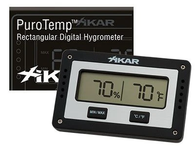 Xikar Rectangular Digital Hygrometer 3 Xikar Rectangular Digital Hygrometer