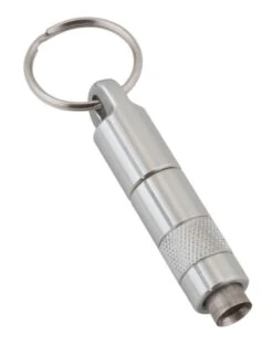 Xikar Xi007 Silver Metal Finish Twist Punch Cutter Keyring