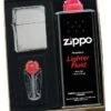 Zippo 1935Brushed Chrome Lighter Gift Kit - Ships By Ground Only 2 Zippo 1935Brushed Chrome Lighter Gift Kit - Ships By Ground Only -Elighters Shop zippo 1935 replica brushed chrome lighter gift kit 43