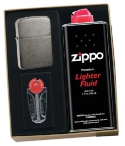 Zippo 1941Black Ice Lighter Gift Kit - Ships By Ground Only