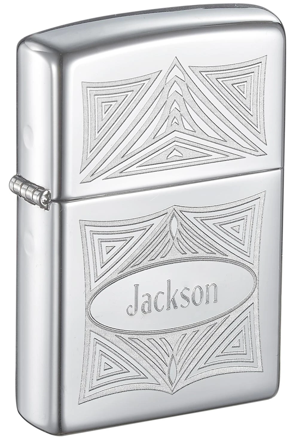 Zippo 3D Abstract High Polish Chrome Windproof Lighter 6 Zippo 3D Abstract High Polish Chrome Windproof Lighter - Image 4