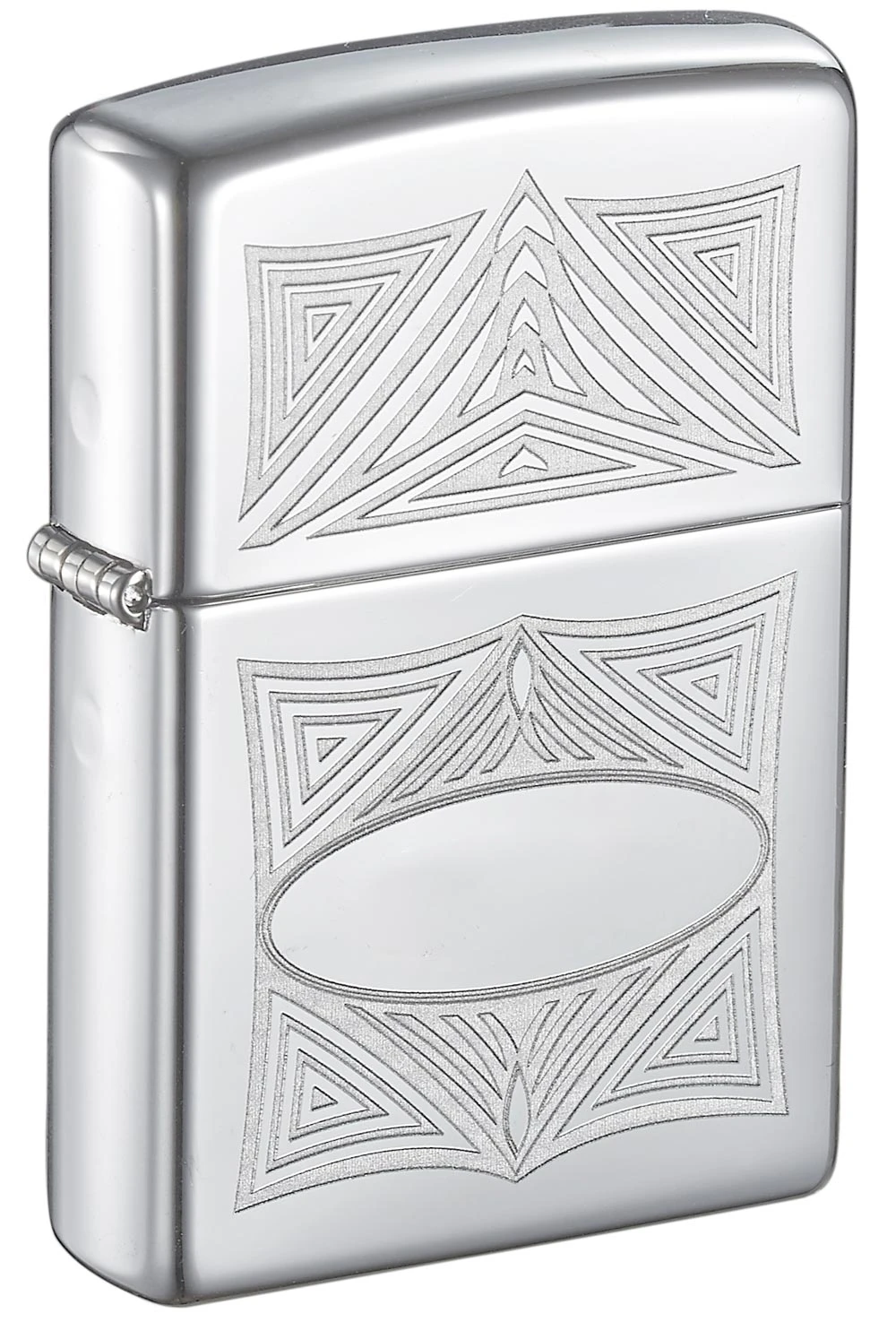 Zippo 3D Abstract High Polish Chrome Windproof Lighter 4 Zippo 3D Abstract High Polish Chrome Windproof Lighter - Image 2