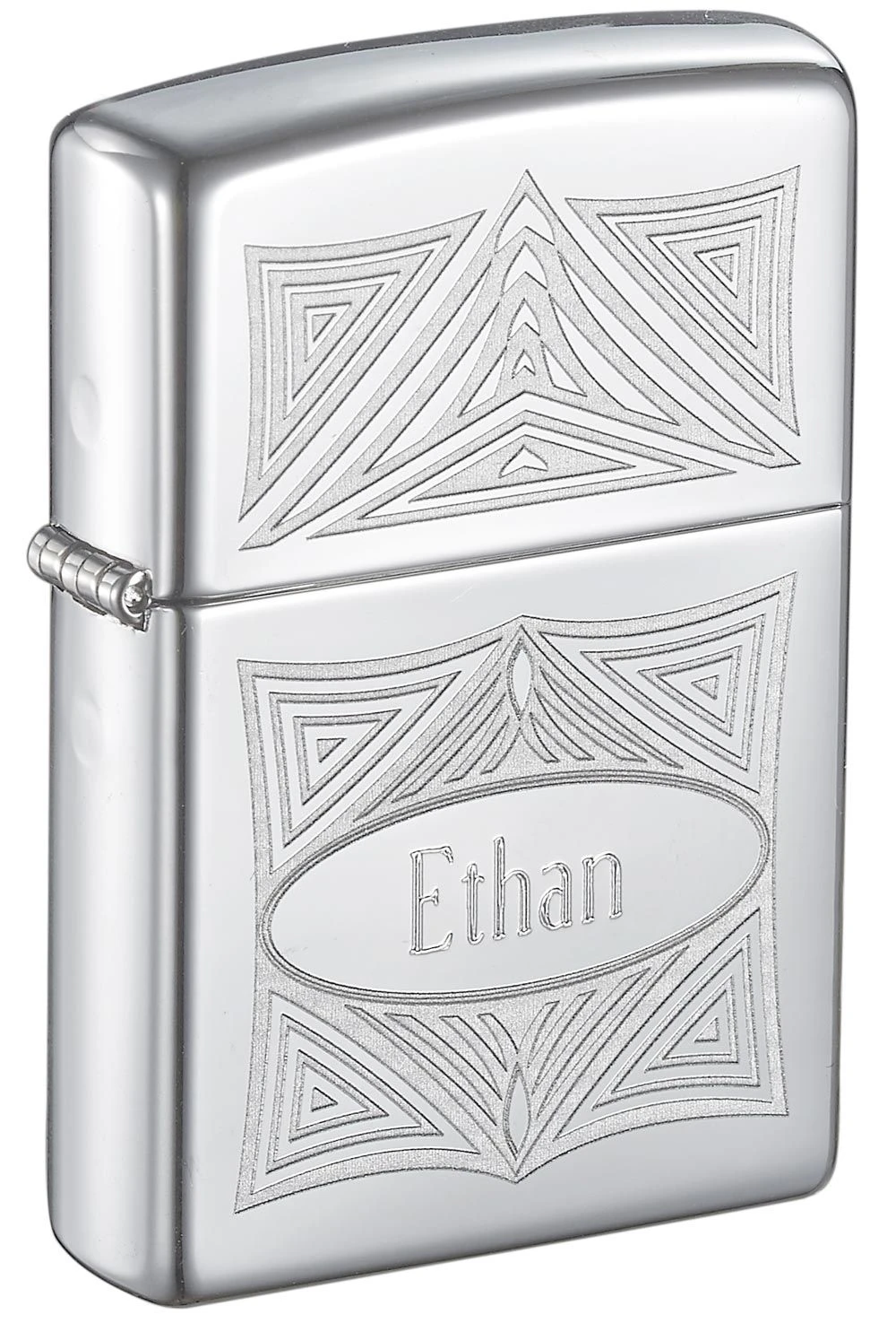 Zippo 3D Abstract High Polish Chrome Windproof Lighter 5 Zippo 3D Abstract High Polish Chrome Windproof Lighter - Image 3