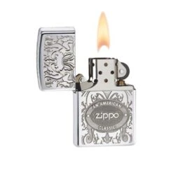 Zippo American Classic Crown Stamp High Polish Chrome Lighter 5 Zippo American Classic Crown Stamp High Polish Chrome Lighter -Elighters Shop zippo american classic crown stamp high polish chrome lighter 57