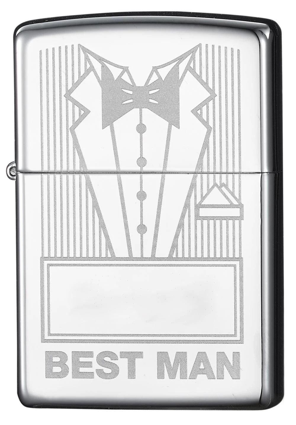 Zippo Best Man High Polish Chrome Windproof Lighter 5 Zippo Best Man High Polish Chrome Windproof Lighter - Image 3