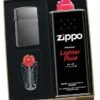 Zippo Black Ice Slim Lighter Gift Kit - Ships By Ground Only 1 Zippo Black Ice Slim Lighter Gift Kit - Ships By Ground Only -Elighters Shop zippo black ice slim lighter gift kit 42