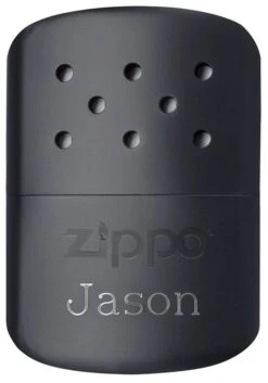 Zippo Black Matte Hand Warmer - Free Engraving