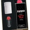 Zippo Brushed Chrome Slim Lighter Gift Kit - Ships By Ground Only 2 Zippo Brushed Chrome Slim Lighter Gift Kit - Ships By Ground Only -Elighters Shop zippo brushed chrome slim lighter gift kit 41
