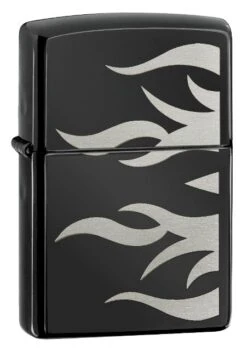Zippo Ebony Flames Windproof Lighter
