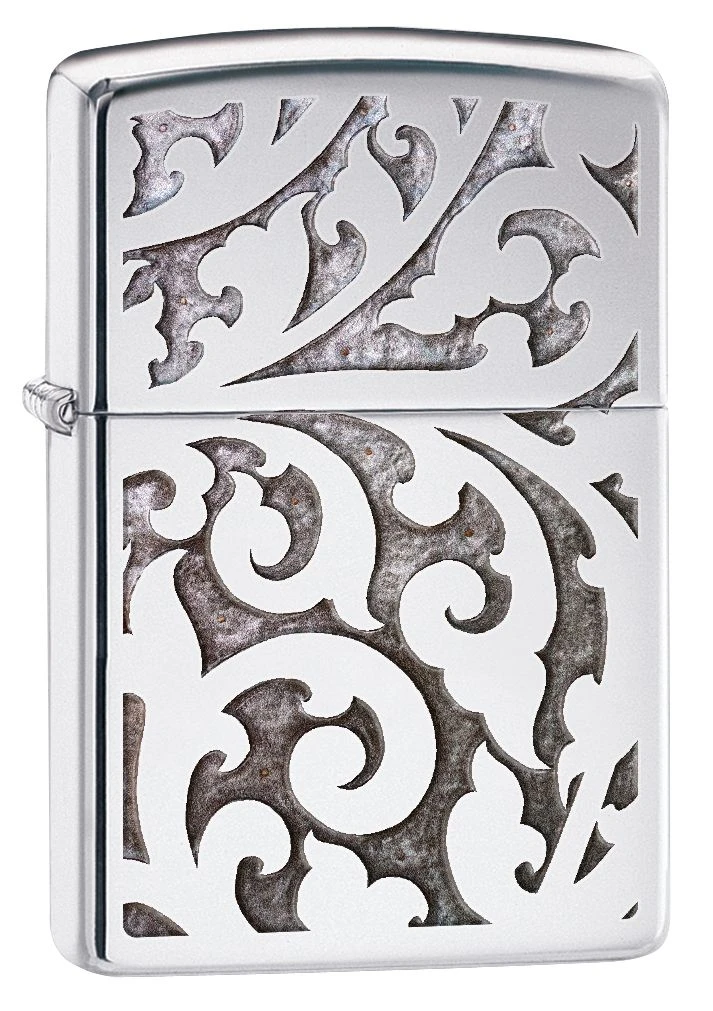 Zippo Filigree High Polish Chrome Windproof Lighter 3 Zippo Filigree High Polish Chrome Windproof Lighter