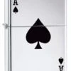Zippo Lucky Ace Of Spade High Polish Chrome Lighter 2 Zippo Lucky Ace Of Spade High Polish Chrome Lighter -Elighters Shop zippo lucky ace of spade high polish chrome lighter 44