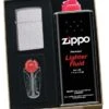 Zippo Satin Chrome Slim Lighter Gift Kit - Ships By Ground Only 1 Zippo Satin Chrome Slim Lighter Gift Kit - Ships By Ground Only -Elighters Shop zippo satin chrome slim lighter gift kit 42