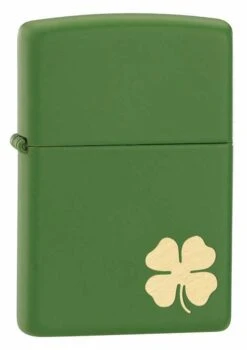 Zippo Shamrock Moss Green Matte Lighter
