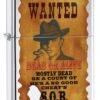 Zippo Wanted Poster High Polish Chrome Lighter 2 Zippo Wanted Poster High Polish Chrome Lighter -Elighters Shop zippo wanted poster high polish chrome lighter 46